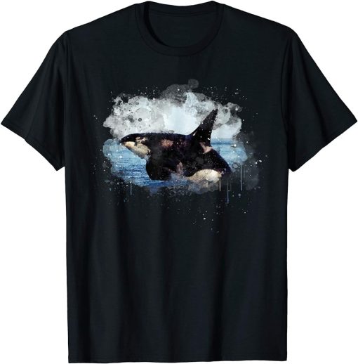 Killer Whale Orca Art Marine Biology Gift T-Shirt